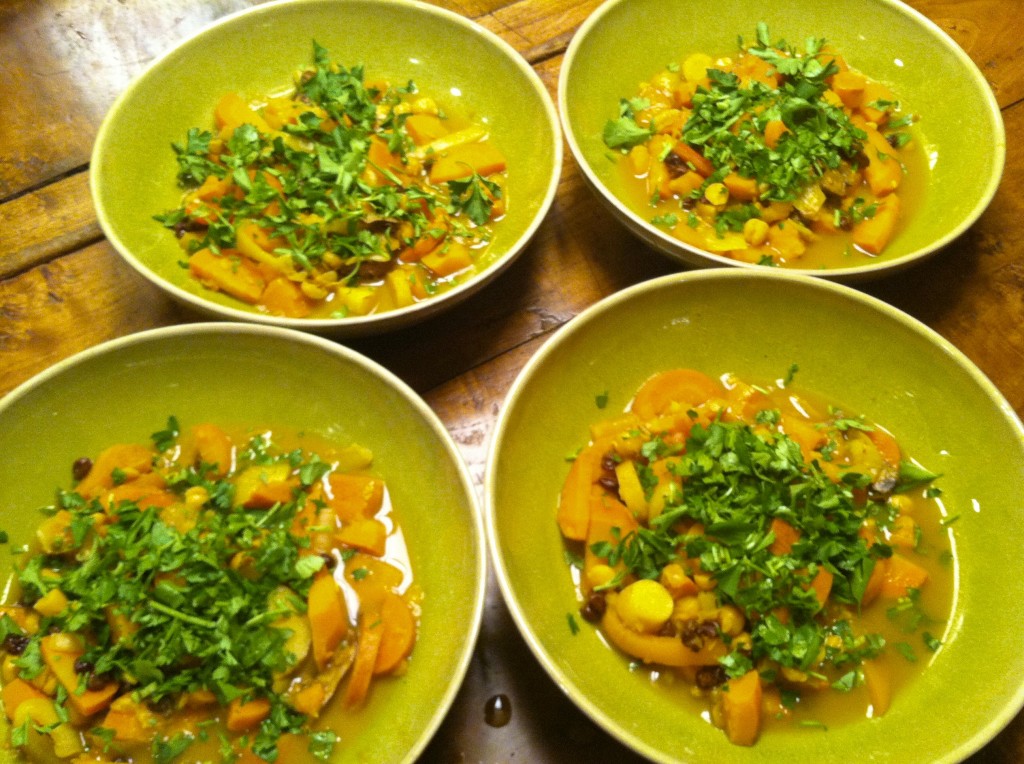 Spicy Carrot and Squash Tagine