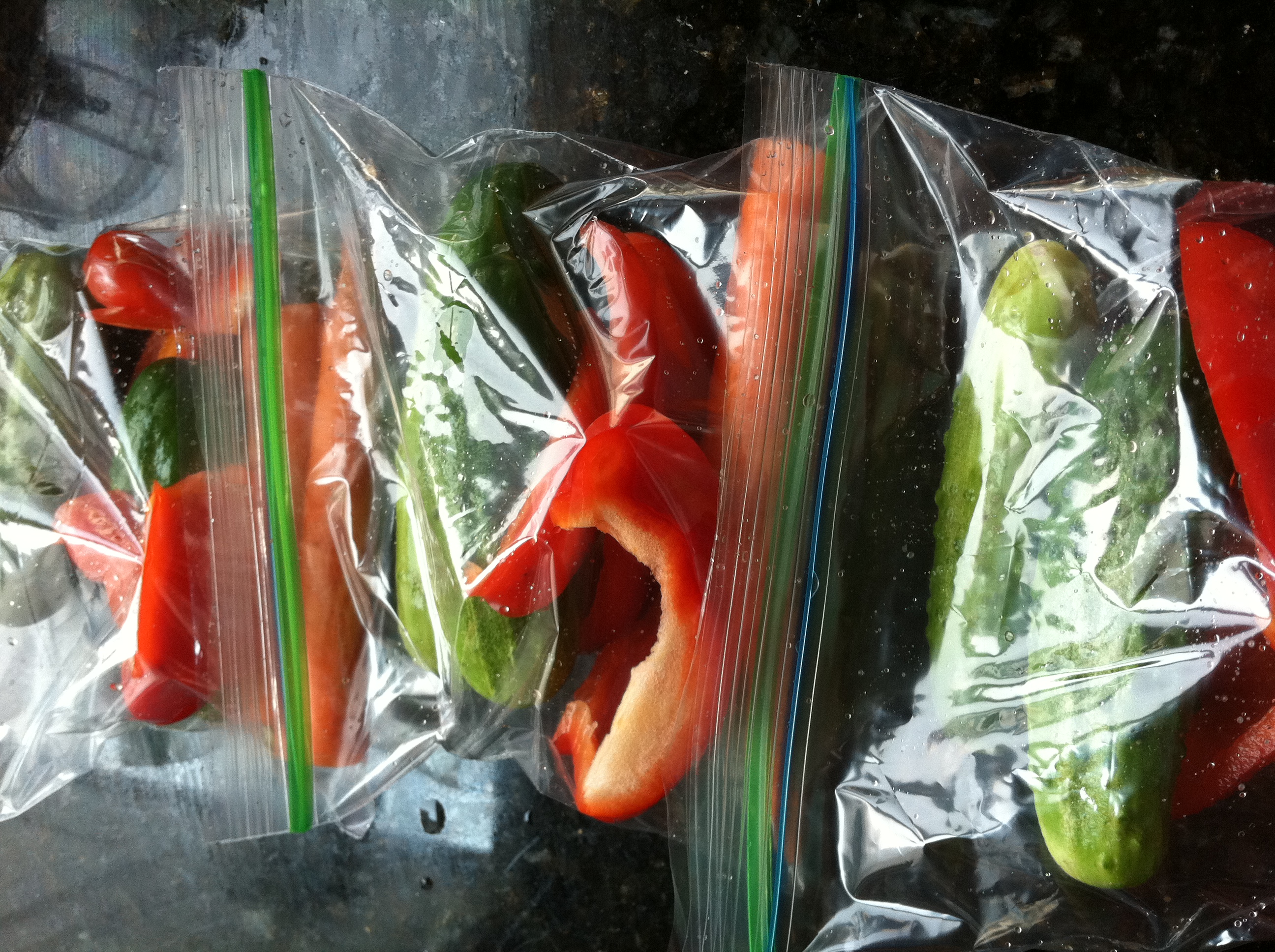 veggie snack bags, healthy snacks