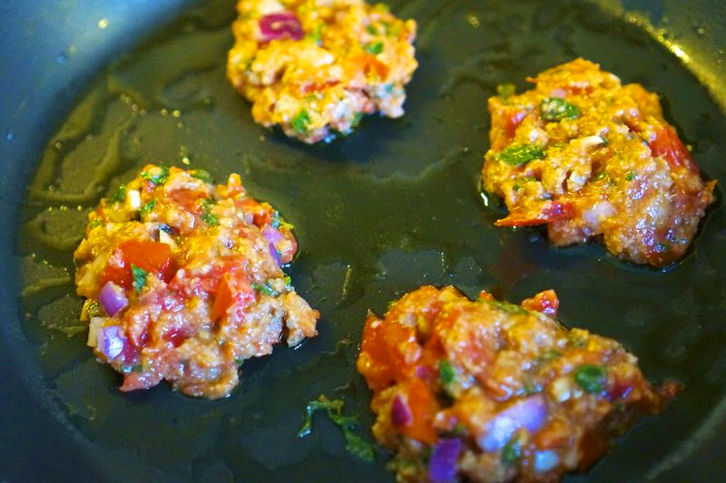 Tomato fritters