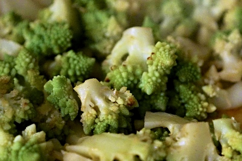 Spicy Romanesco with Parmesan