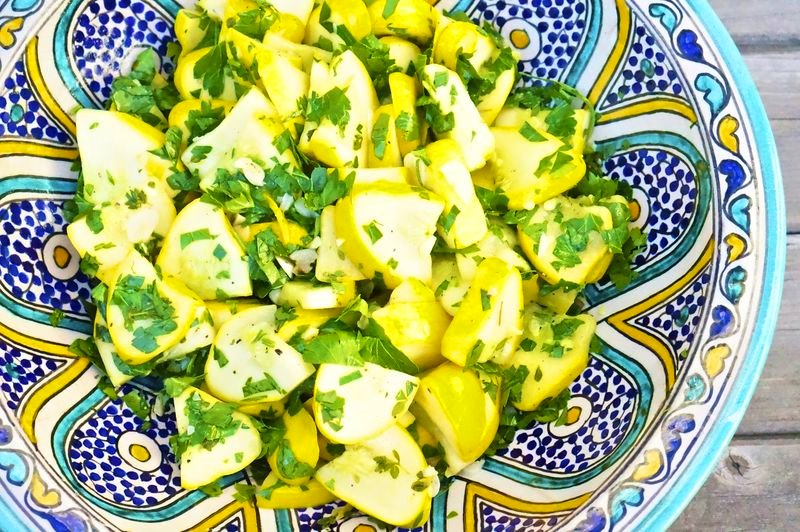 Thyme Scented Pattypan Squash