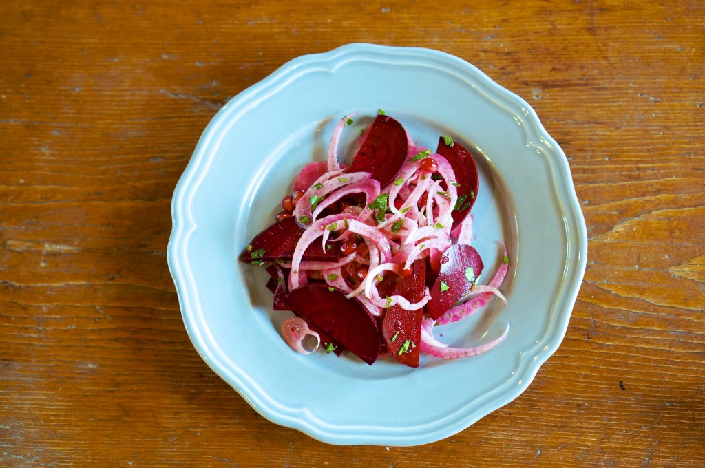 Fennel & Beet Salad with Citrus Dressing