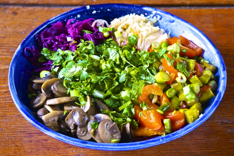 Rice Noodle + Veggie Bowl