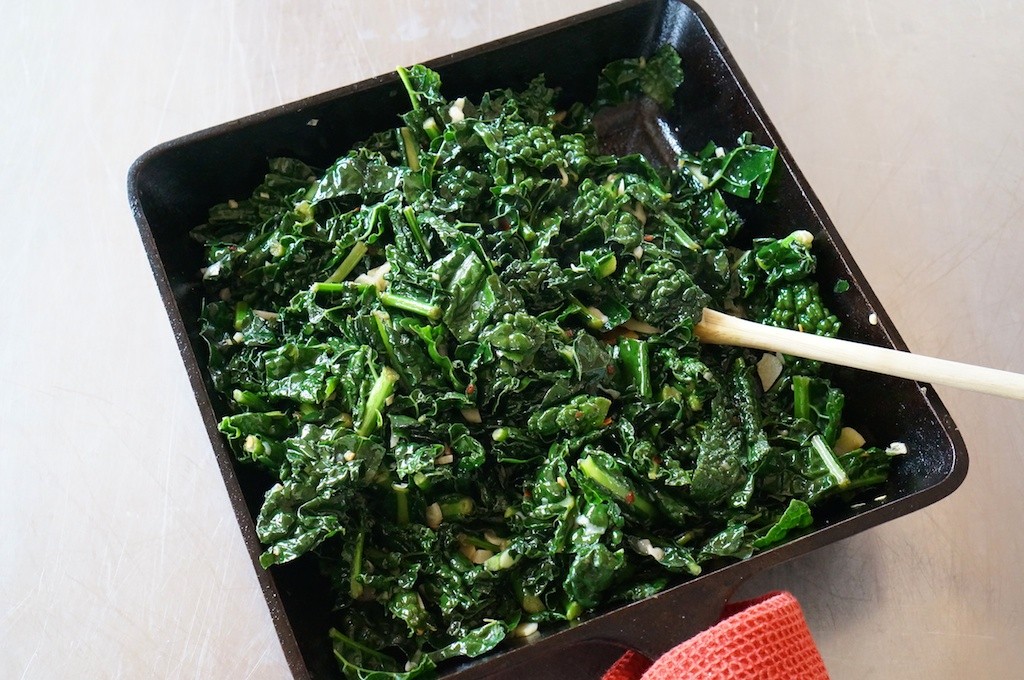 Spicy Garlic Kale